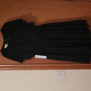 Azazie black knee length dress. Size 10.